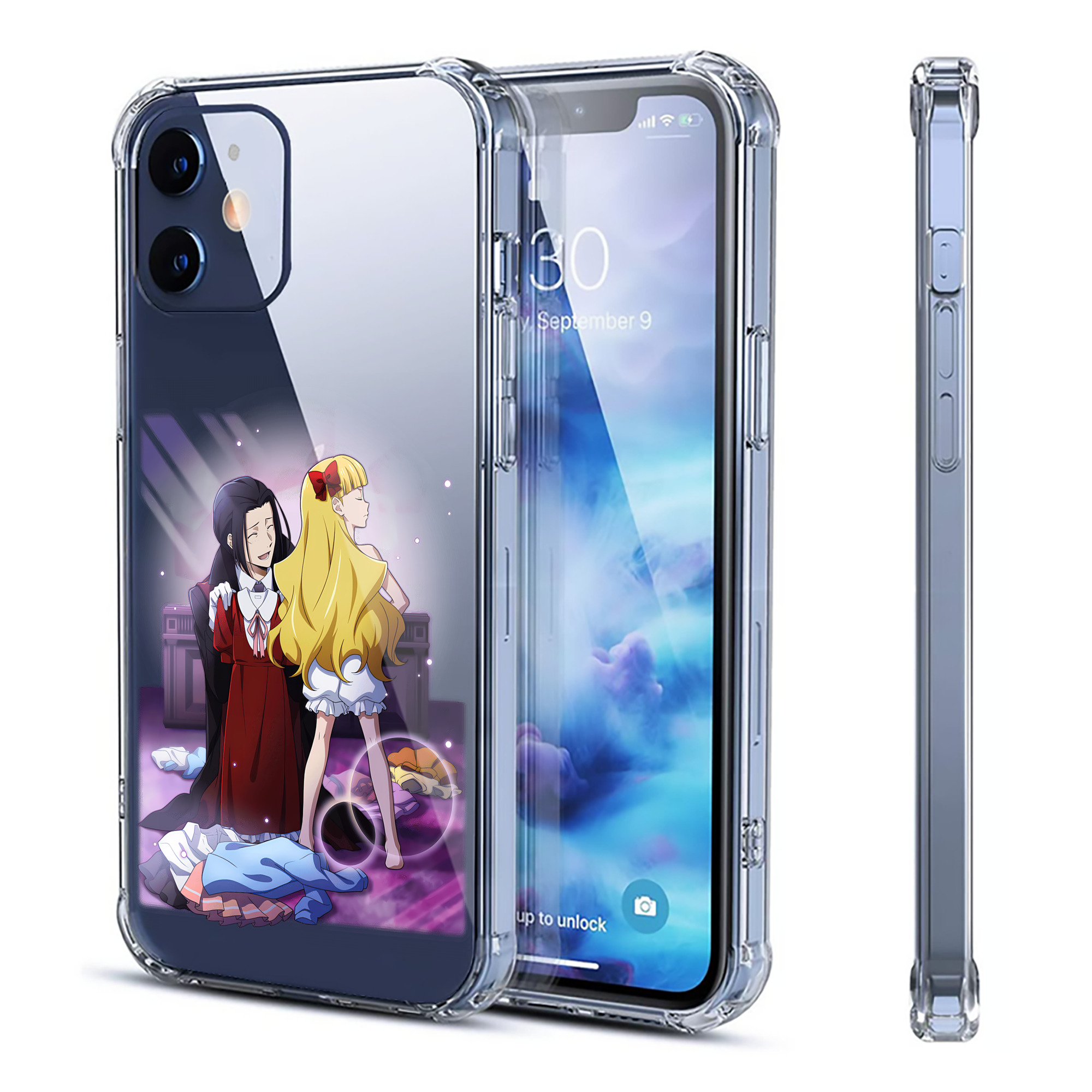 （画像用） 文豪ストレイドッグス Bungo Stray Dogs 【iPhone 12シリーズ対応】透明スマホケース（クリアソフトケース）